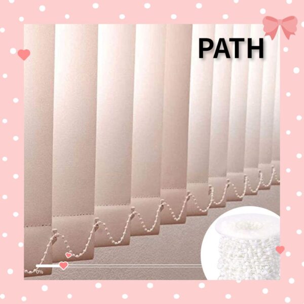 PATH DIY Vertical Blind Home Tools Roller Shade Chain Bottom Chain Roman Shade Chain Parts Home Decoration Durable Curtain Accessories