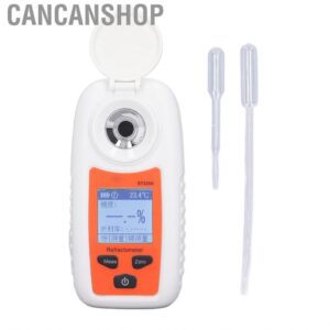 Cancanshop LCD Brix Digital Refractometer Dust Proof Cover Sweetness Tester