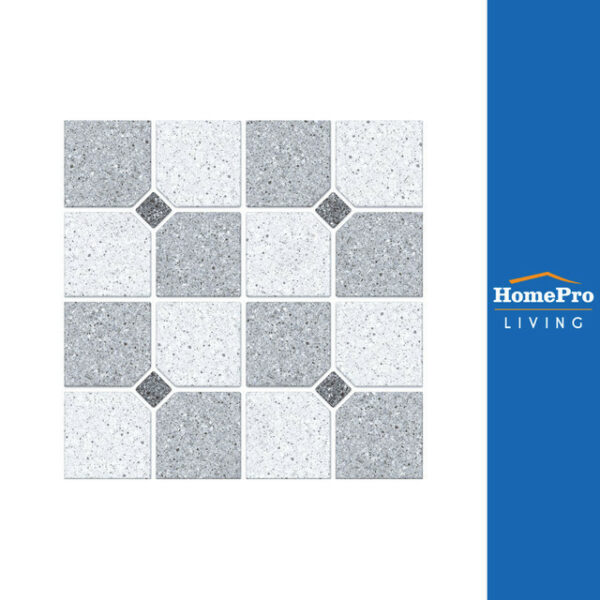 HomePro กระเบื้องพื้น 12x12 นิ้ว ธีธัช เทา A 1M2 แบรนด์ ภูผา