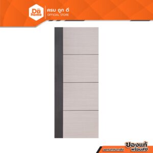 ECO DOOR ประตู HDF เซาะร่อง 80x200 ซม. รุ่น B54 |BAN|