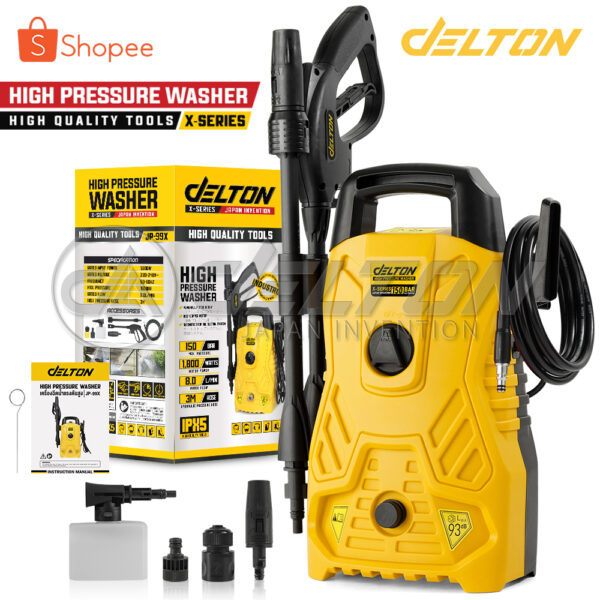 DELTON เครื่องฉีดน้ำแรงดันสูง 150 บาร์ 1800 วัตต์ High Pressure Washer เครื่องฉีดน้ำ X-SERIES รุ่น JP-99X