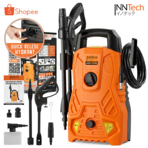 InnTech เครื่องฉีดน้ำแรงดันสูง 150 บาร์ 1800 วัตต์ High Pressure Washer เครื่องฉีดน้ำ X-SERIES รุ่น JP-99X