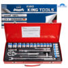 EURO KING TOOLS ชุดเครื่องมือ ประแจ ชุดบล็อก 24 ชิ้น ขนาด 1/2 (4หุน)