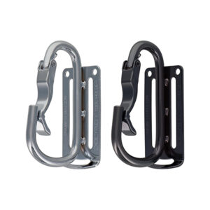 [DBLTACT] Carabiner Tool Kit Holder for Hanging Wrenches H110×W43×D70mm Silver/ Dark Gray