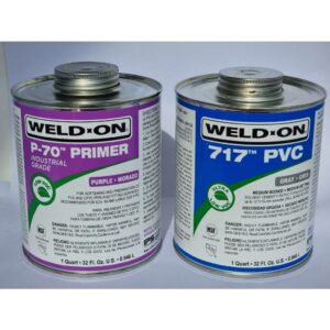 กาวทาท่อ WELD ON 717 PVC